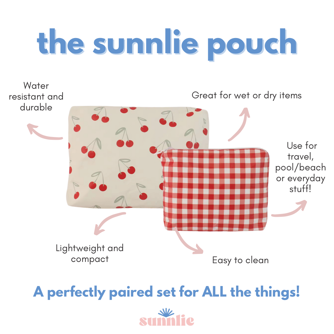 Cherry Picnic Sunnlie Pouch