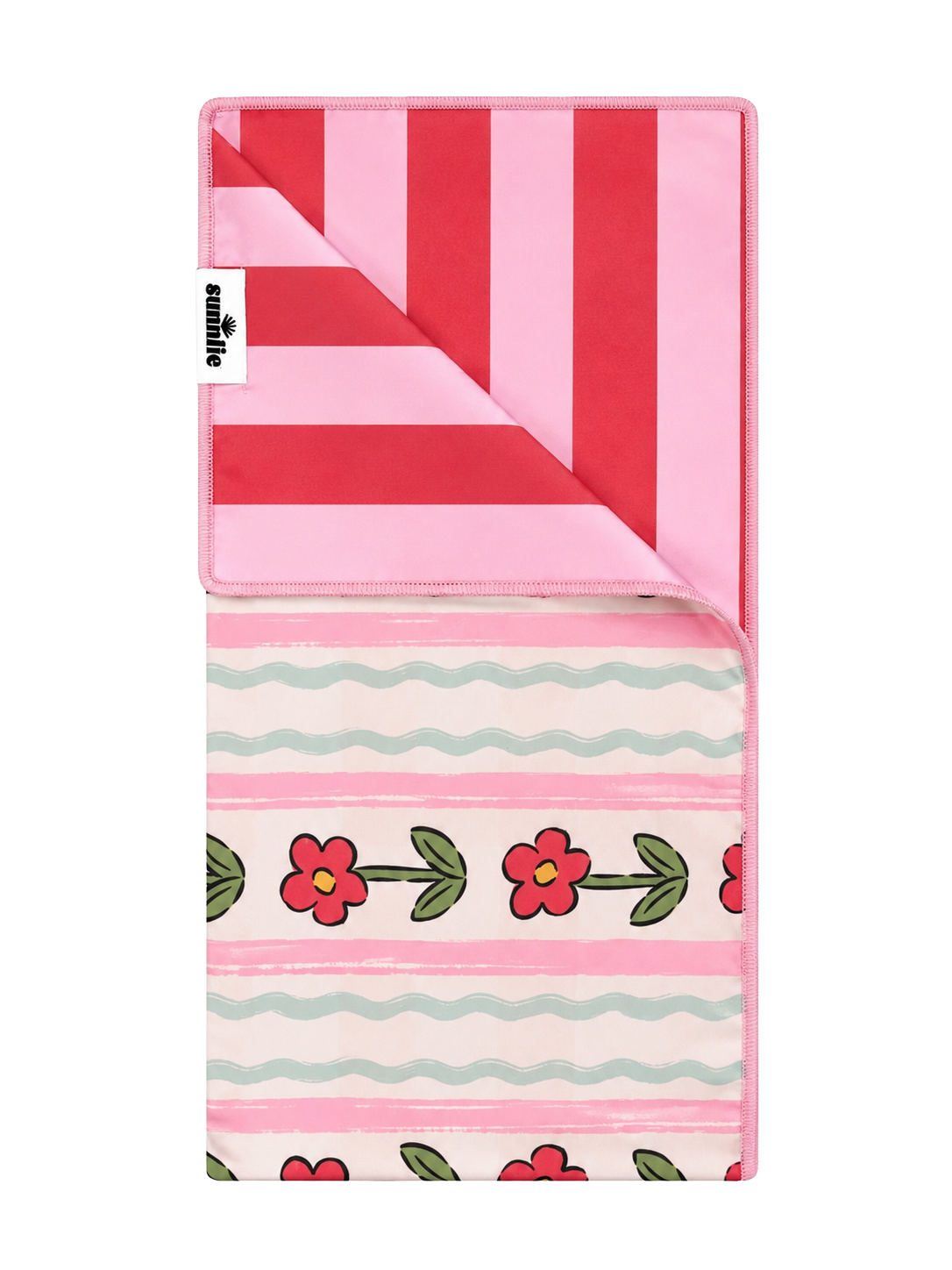 Poppy Stripe Quick Dry Towel