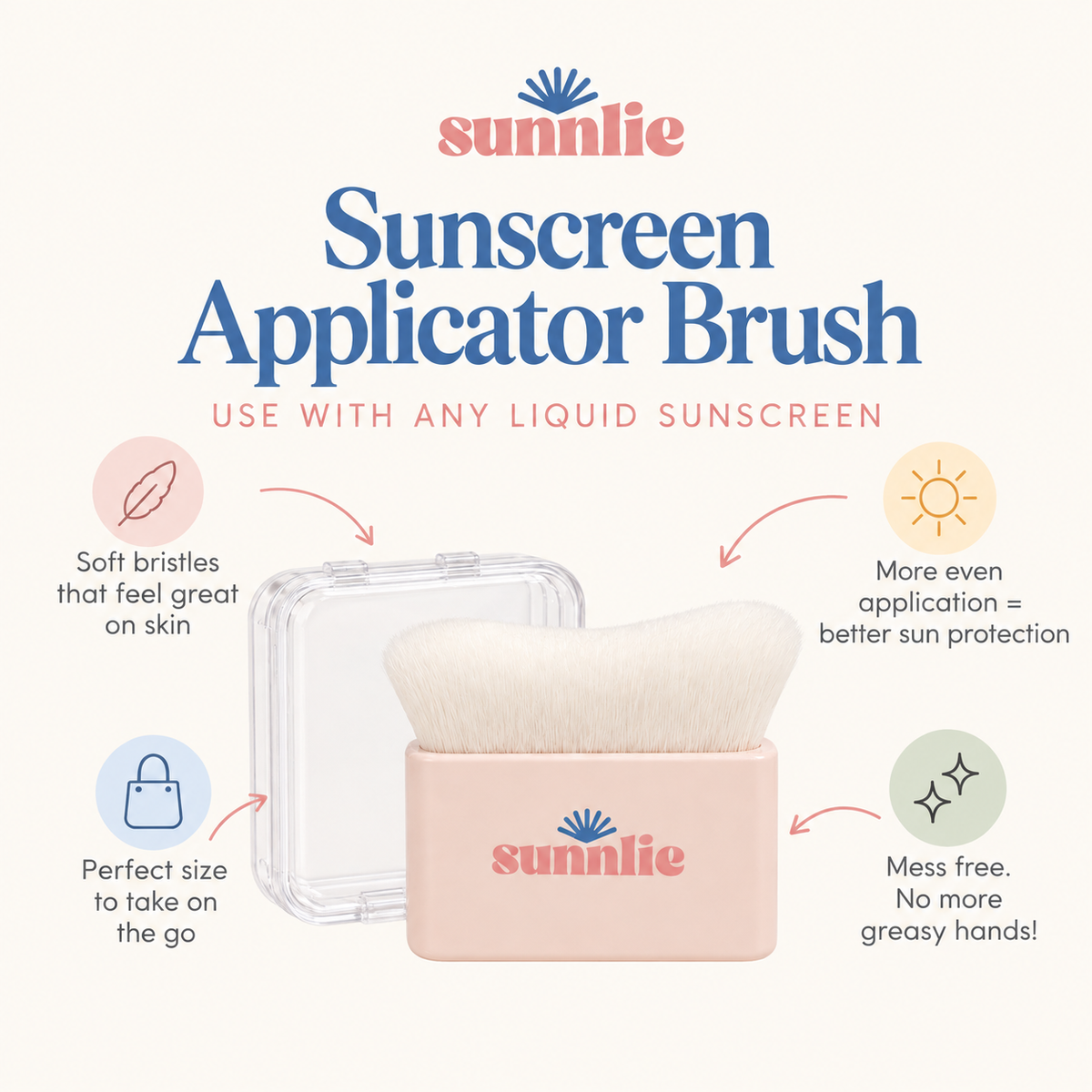 Sunscreen Applicator Brush